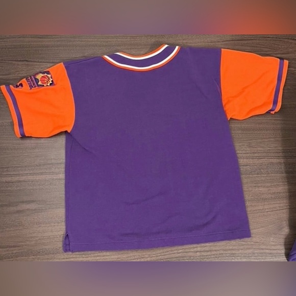 Vintage Phoenix Suns STARTER Made in Korea NBA Button Jersey Shirt Adult LARGE - Picture 6 of 7